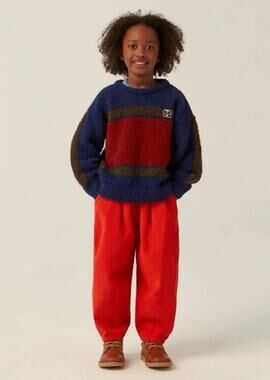 the campamento Red Band Jumper Oversized Sweater Unisex Kids Sz 5-6 NWT $98